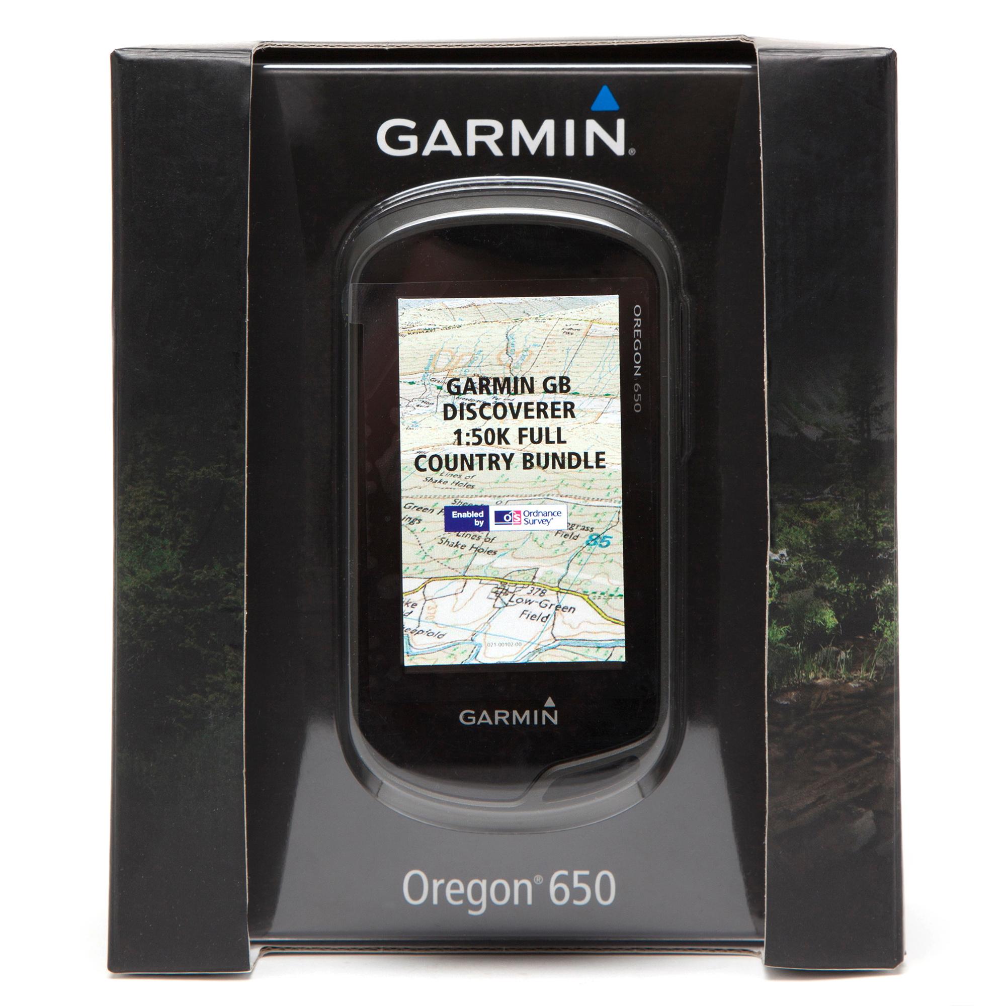 Oregon 650 GPS Discoverer™ Bundle (with GB 1:50K Map)