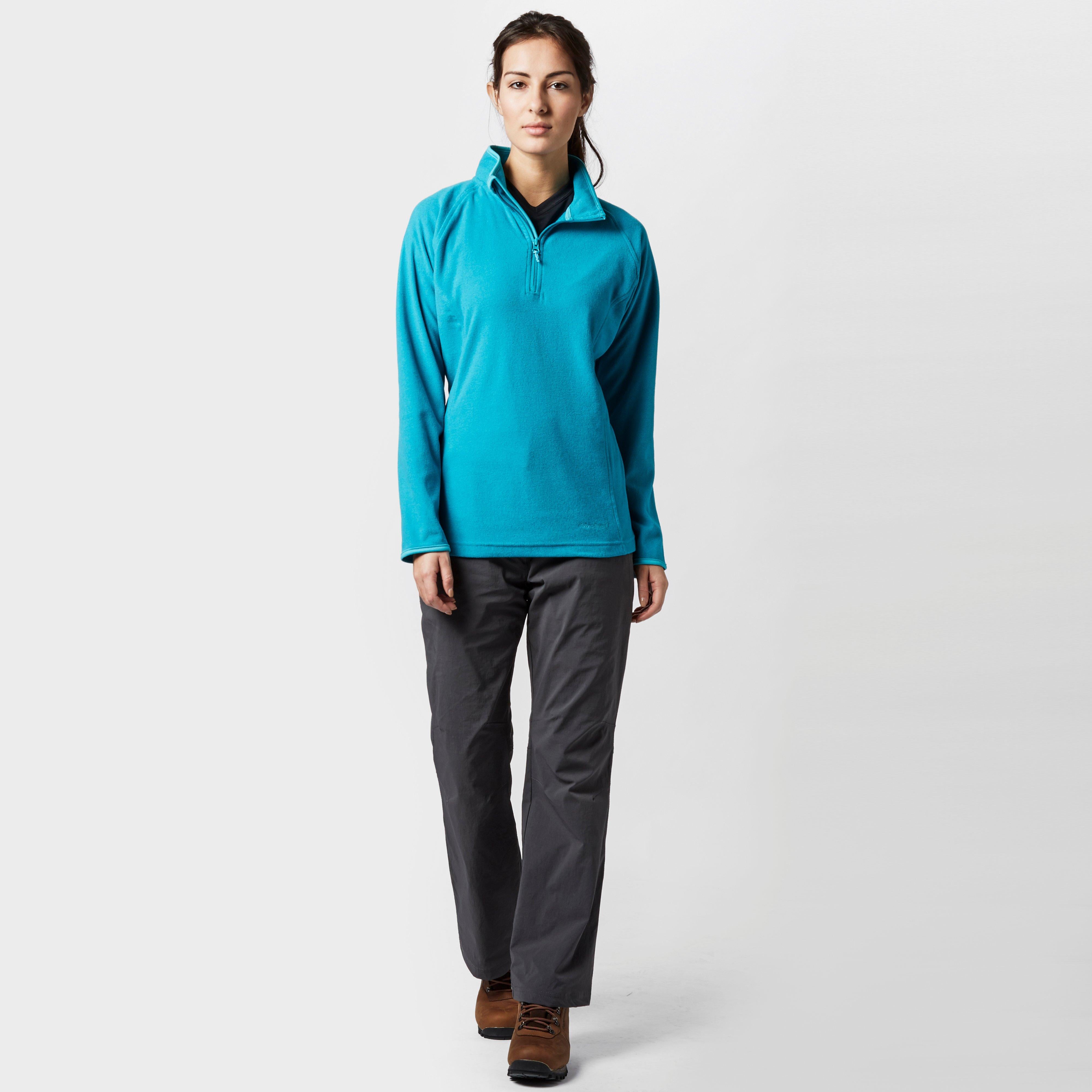 Women's Half Zip Micro Stripe Fleece