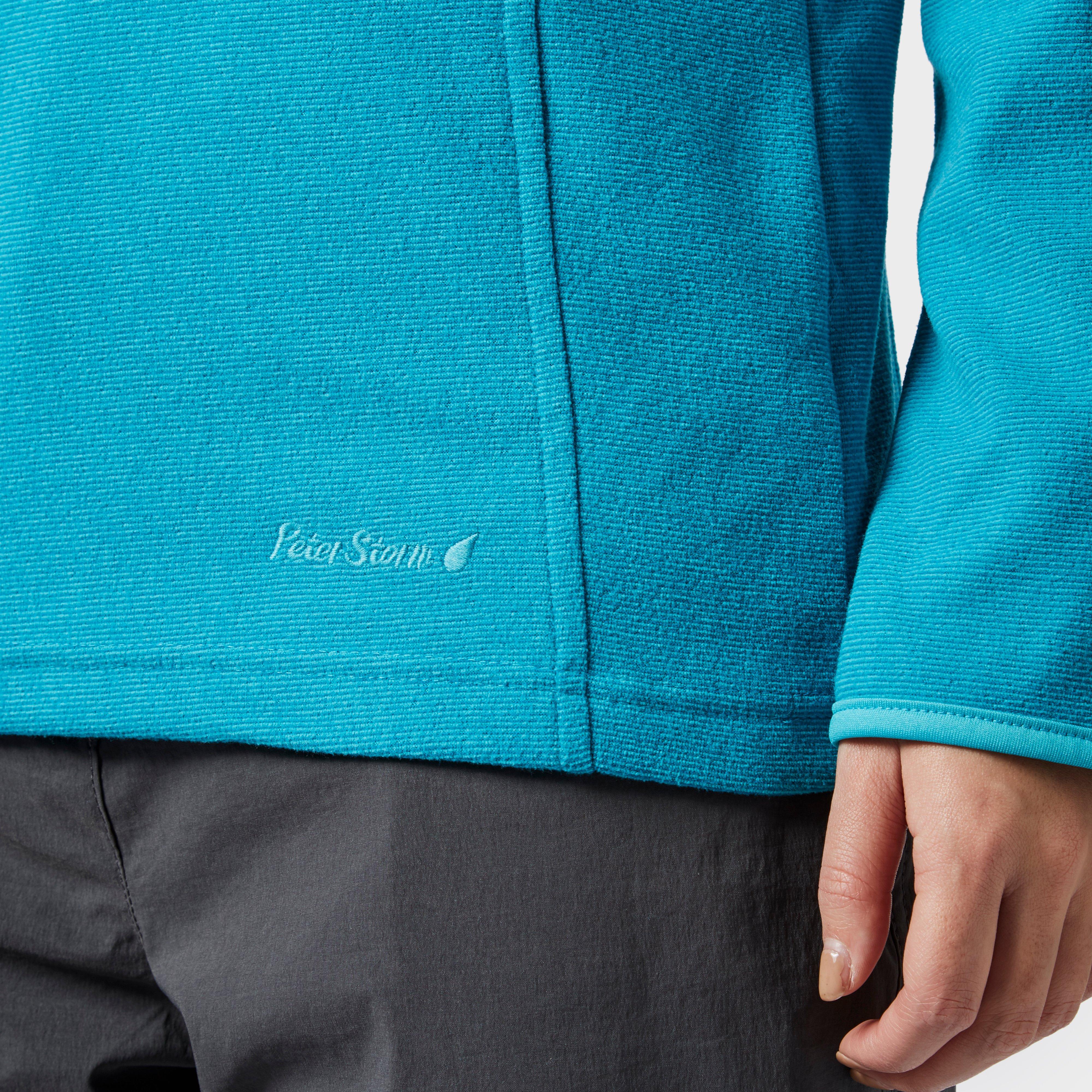 Women's Half Zip Micro Stripe Fleece