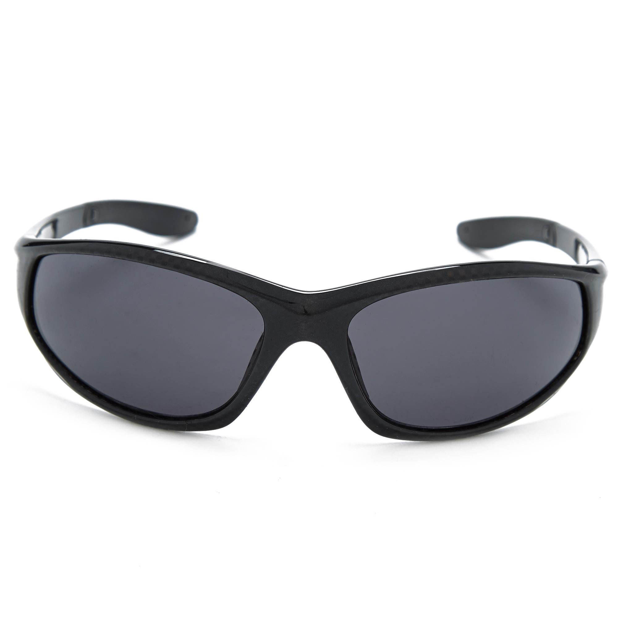 Men’s Check Sport Wrap Sunglasses