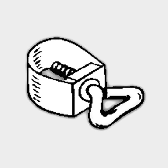 Awning Pole Clamp 22mm (2 pack)