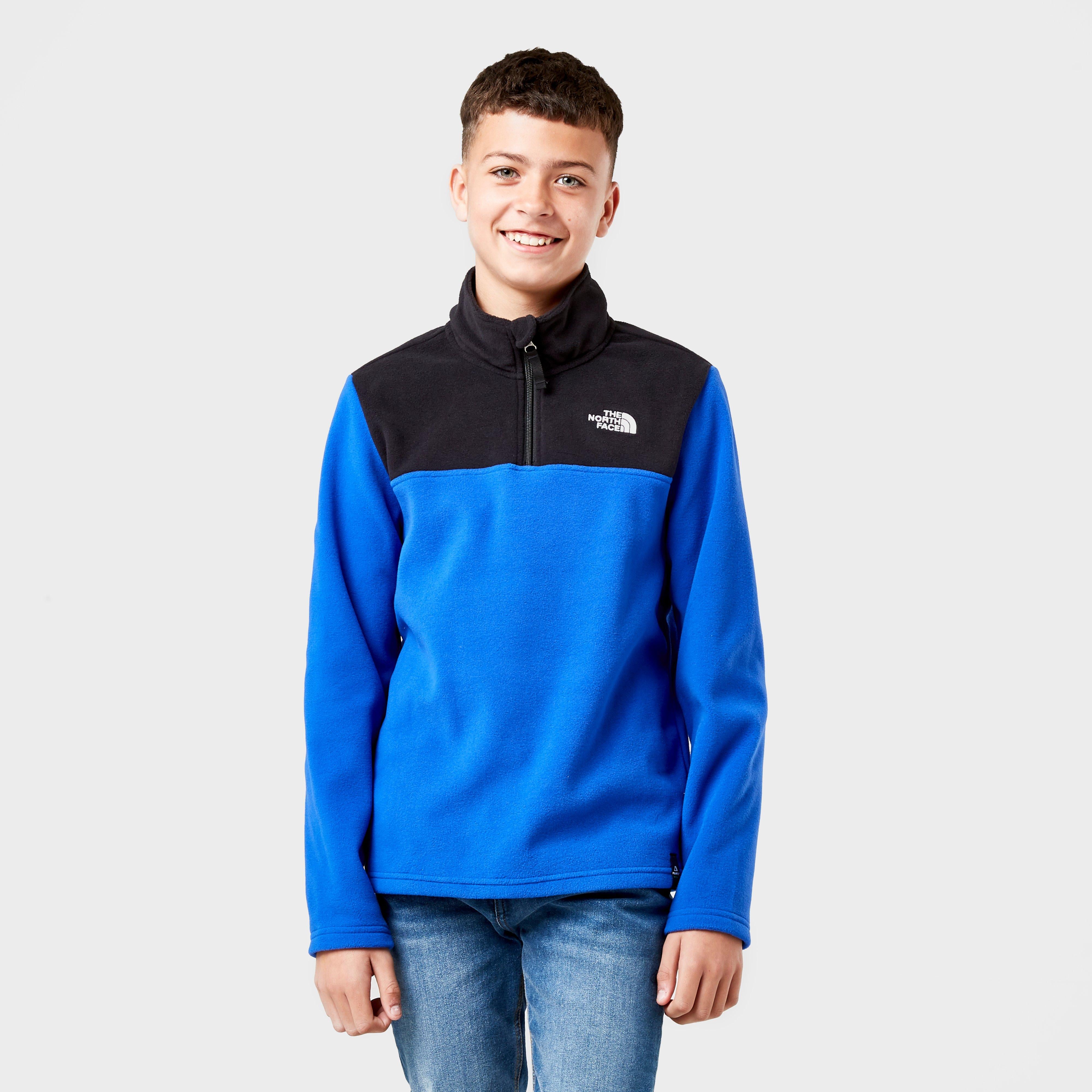 Kids’ Glacier ¼ Zip Block Fleece
