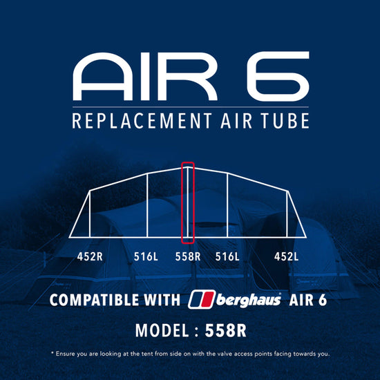 Air 6 Tent Replacement Air Tube - 558R