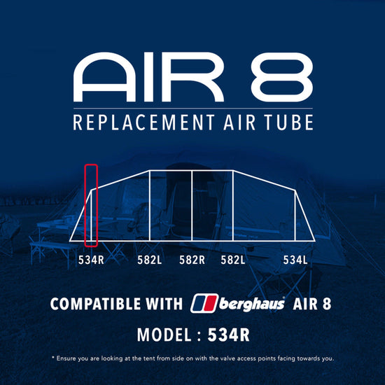 Air 8 Tent Replacement Air Tube - 534R