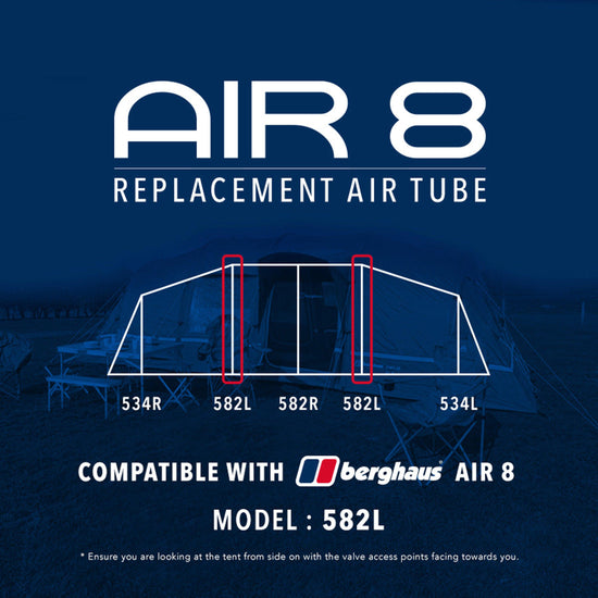 Air 8 Tent Replacement Air Tube - 582L