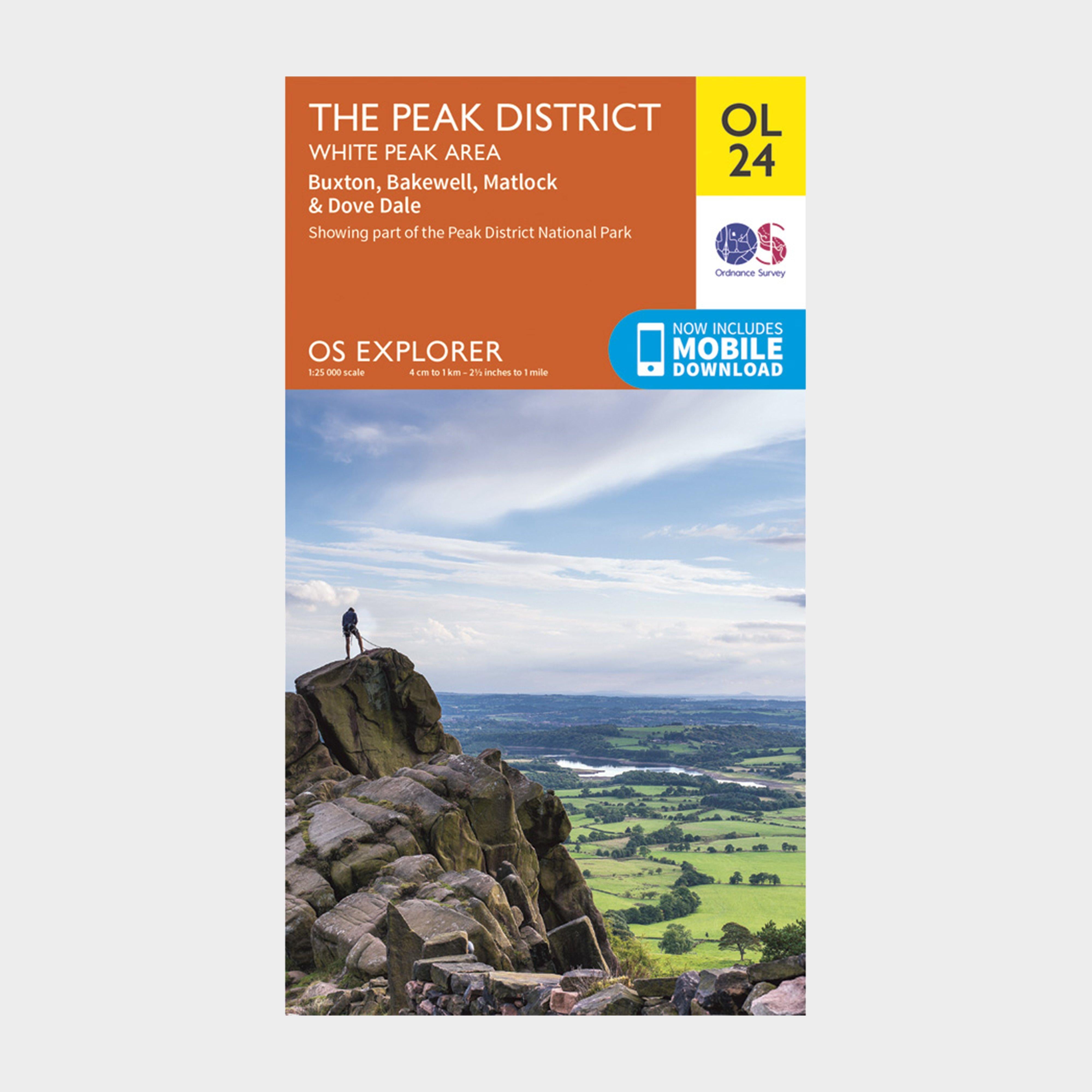 Explorer OL24 The Peak District With Digital Version