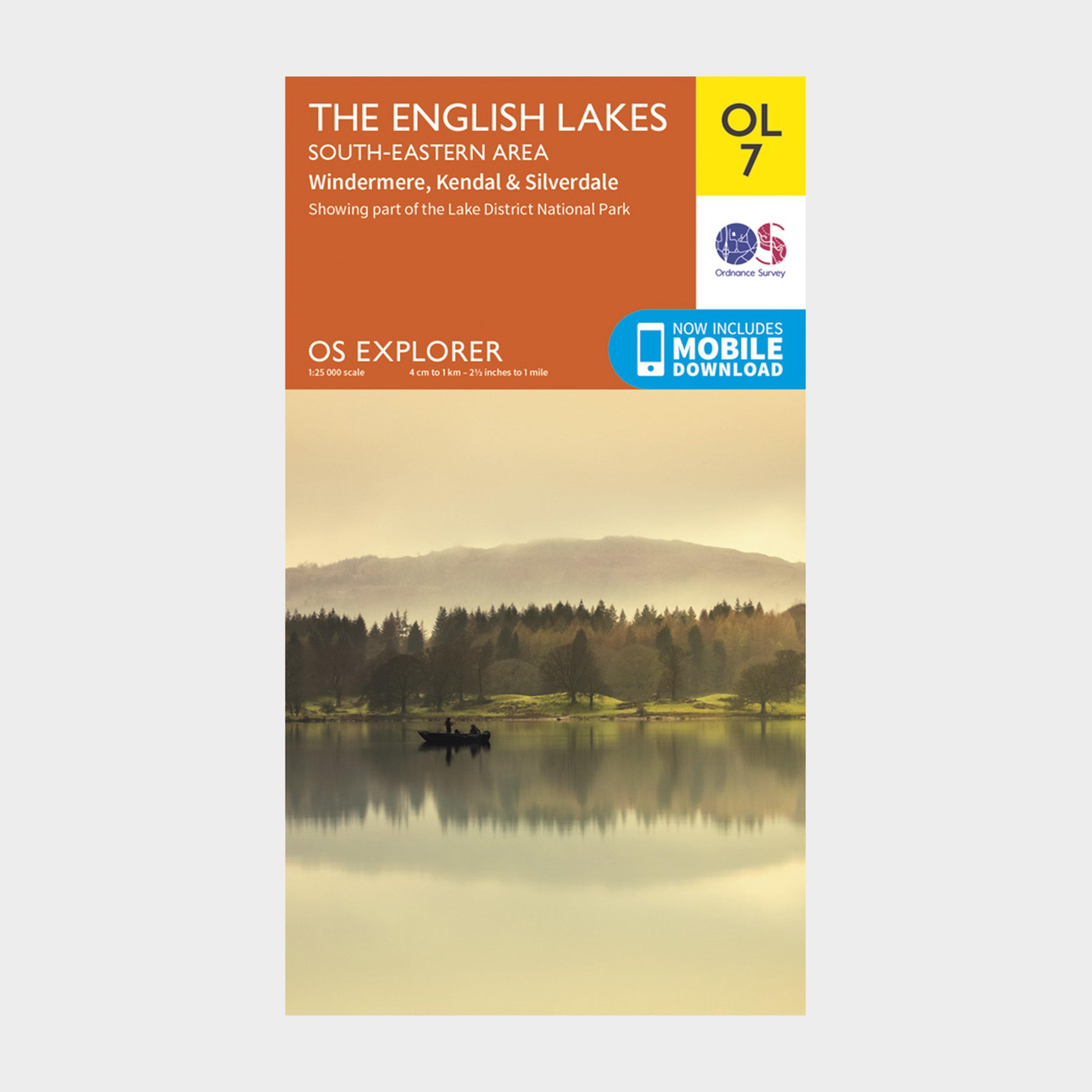 OL 7 Explorer The Lake District: South-eastern area Map