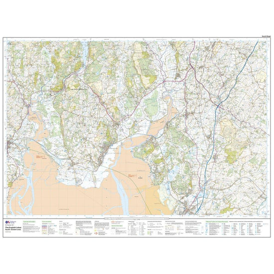 OL 7 Explorer The Lake District: South-eastern area Map