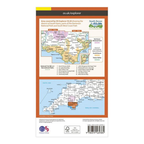 OL 20 Explorer South Devon Active Map