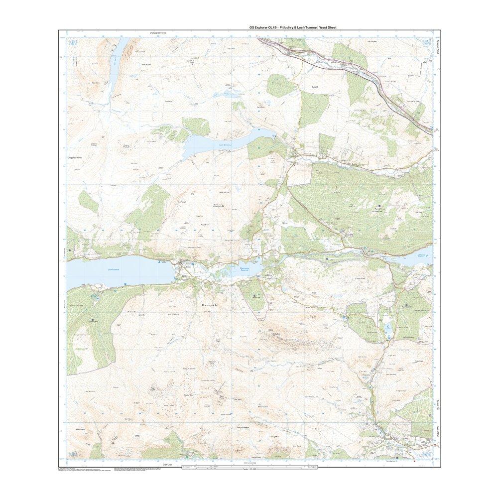 Active Explorer OL 49 Pitlochry & Loch Tummel Map