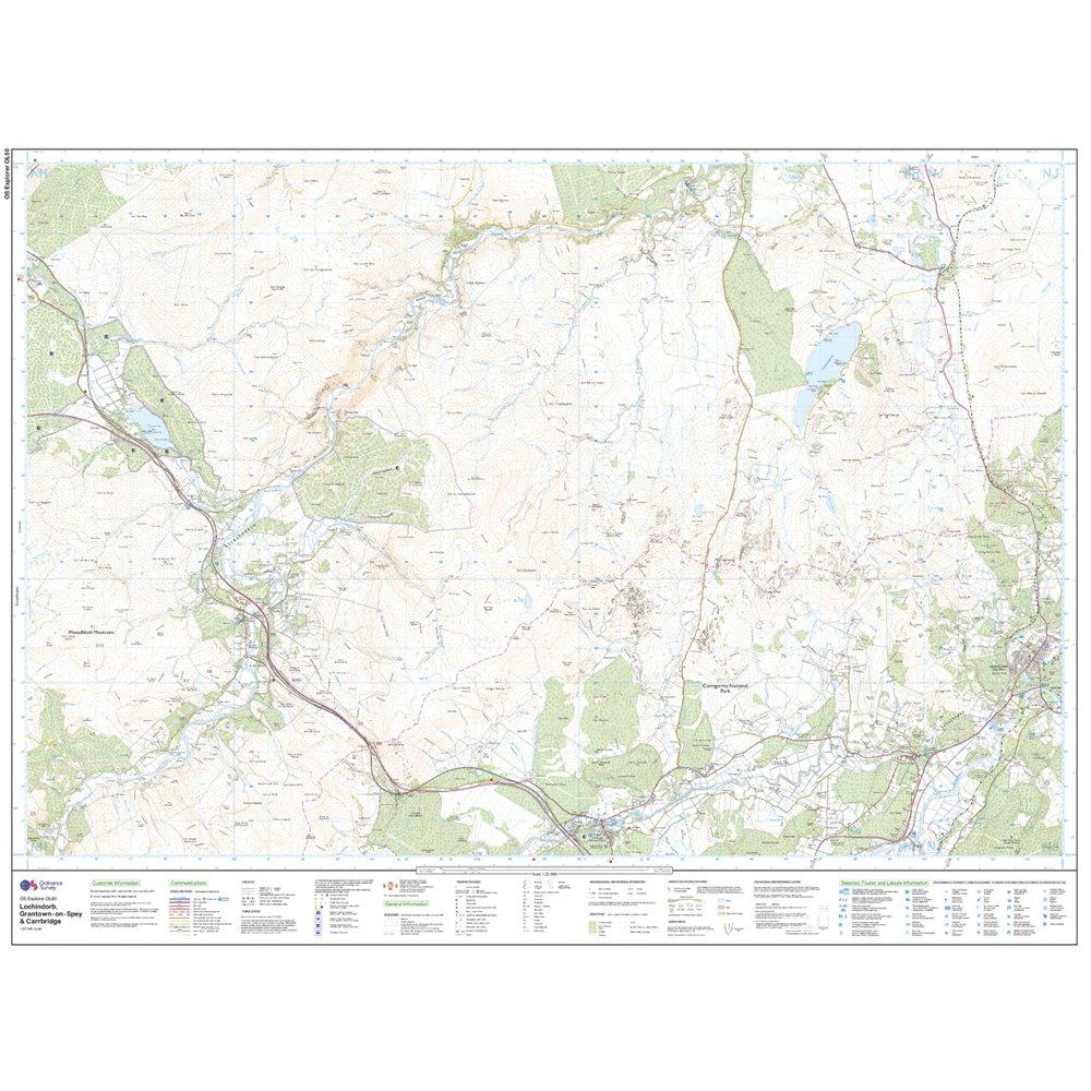 Explorer OL 60 Active D Lochindorb, Grantown-on-Sprey & Carrbridge Map