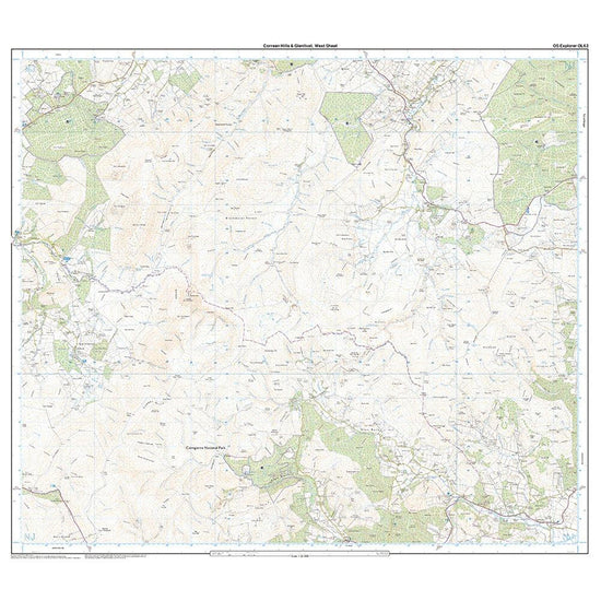 Explorer OL 62 Active D Coreen Hills & Glenlivet Map