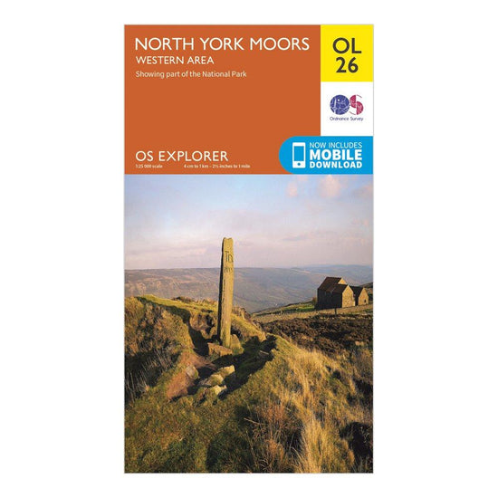 Explorer OL 26 North York Moors Map (Western Area)