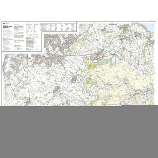 Explorer OL 26 North York Moors Map (Western Area)