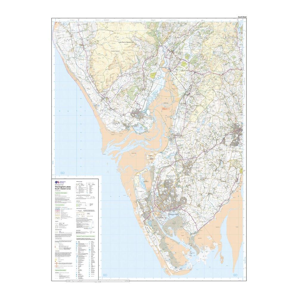 Explorer Active OL6 The English Lakes - South Western Area Map With Digital Version