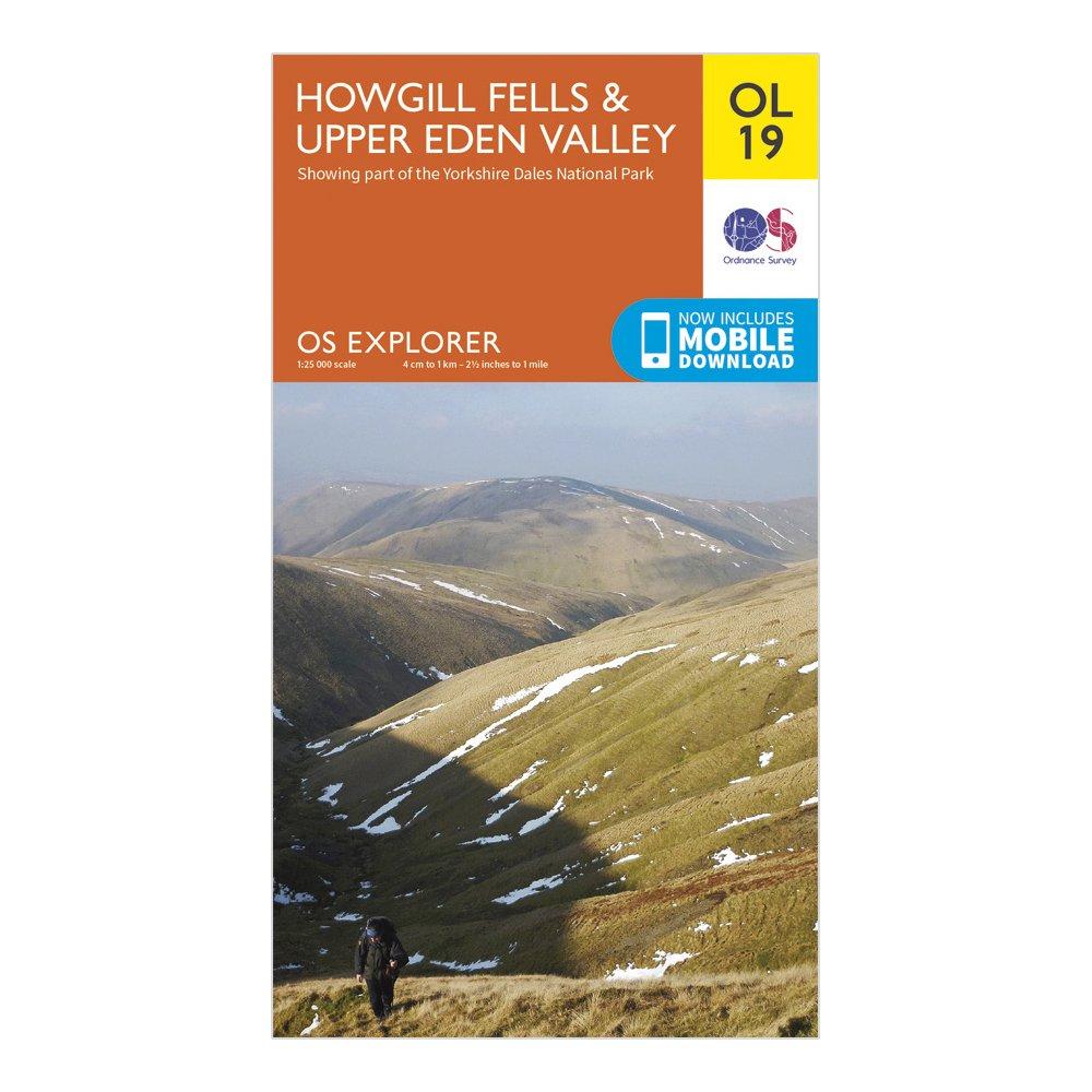 Explorer OL19 Howgill Fells & Upper Eden Valley Map With Digital Version