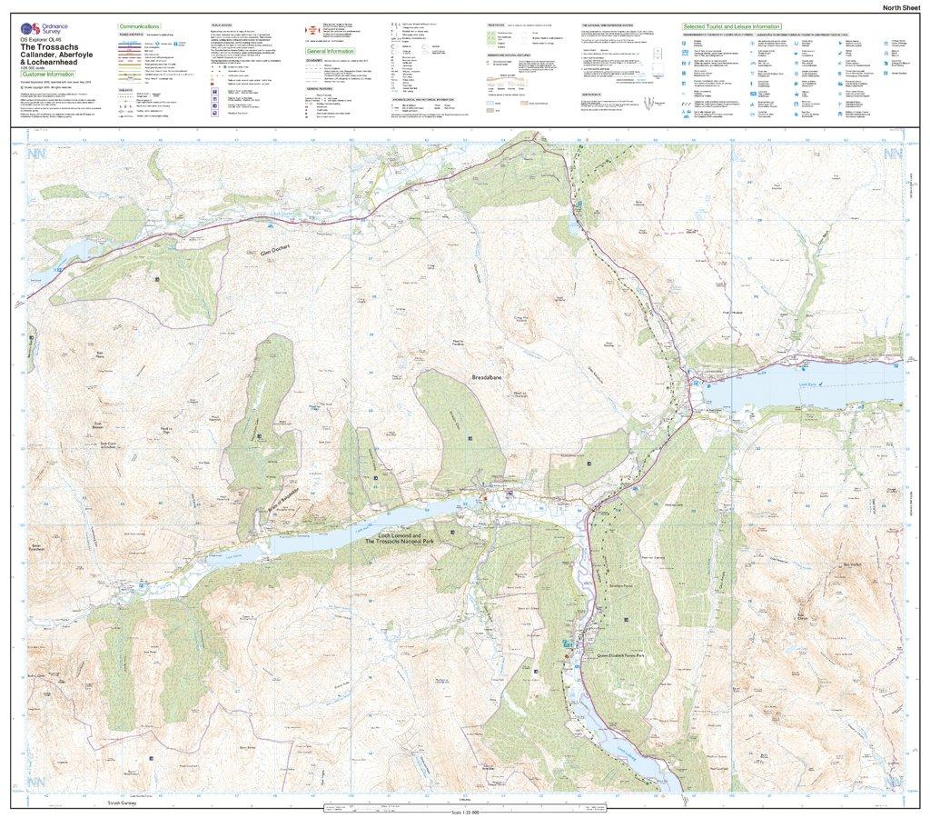 Explorer OL 46 The Trossachs Map