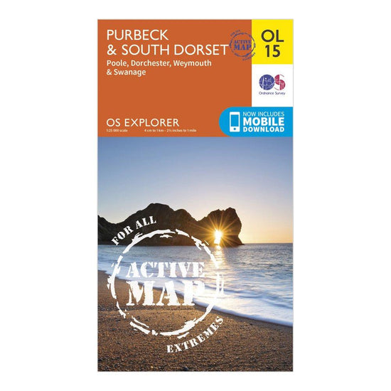 Explorer OL 15 Active D Purbeck & South Dorset Map