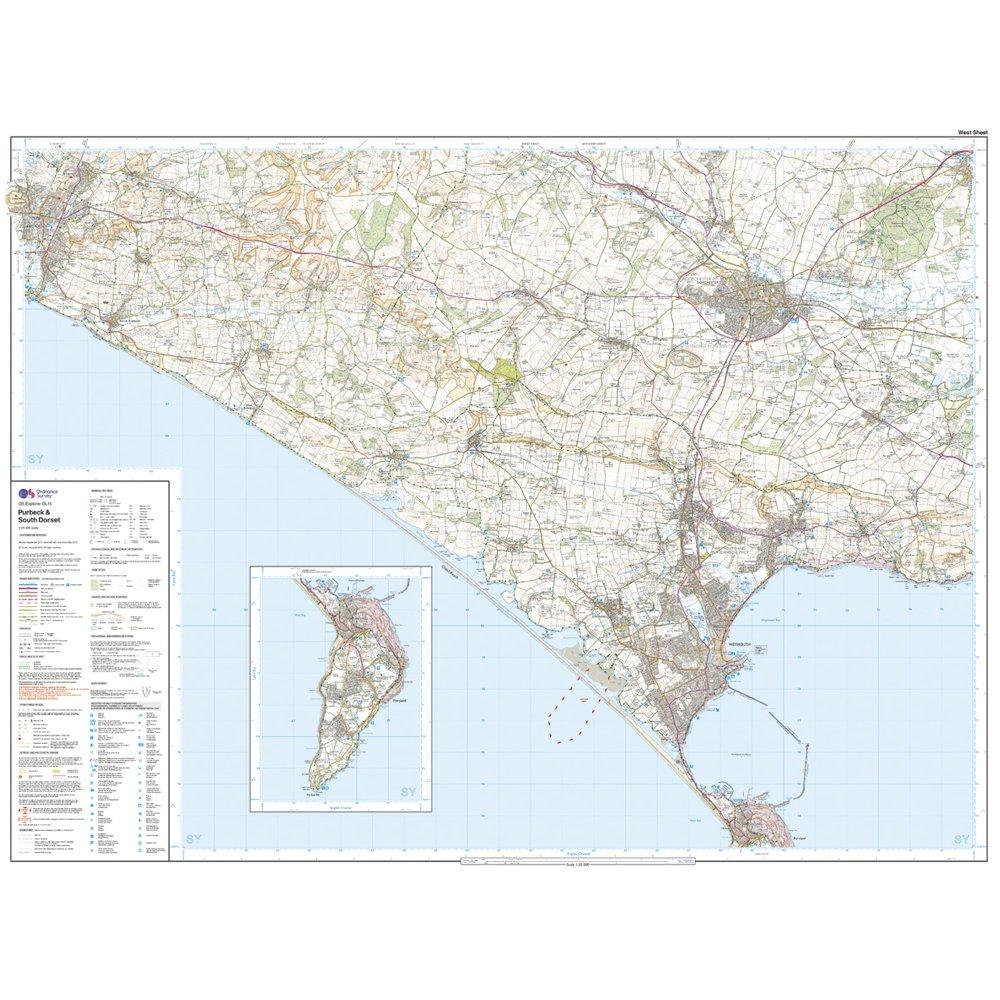 Explorer OL 15 Active D Purbeck & South Dorset Map