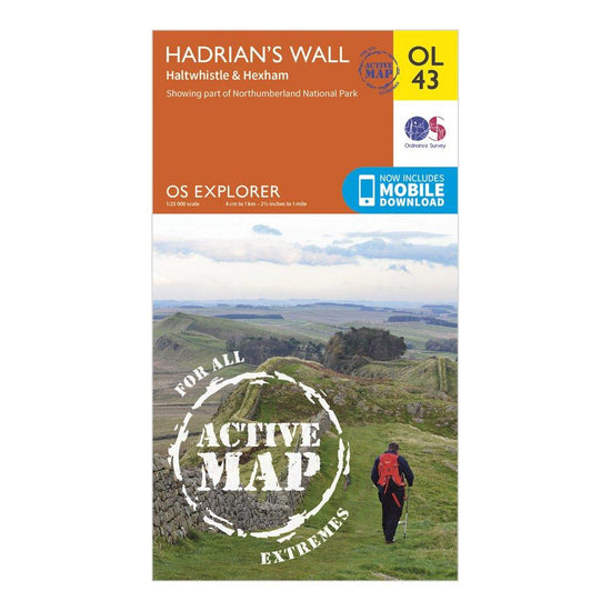 Explorer Active OL 43 Hadrian's Wall Map