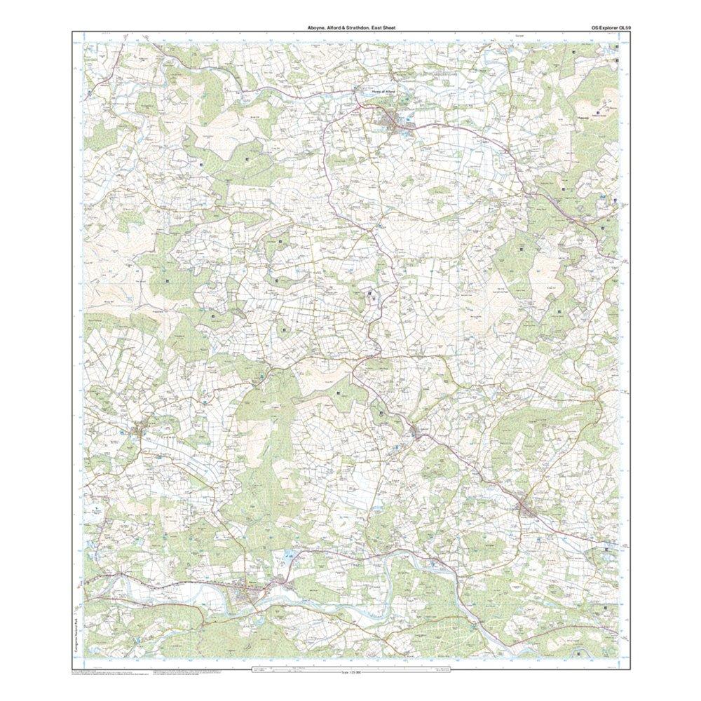 Explorer OL 59 Aboyne, Alford & Strathdon Map