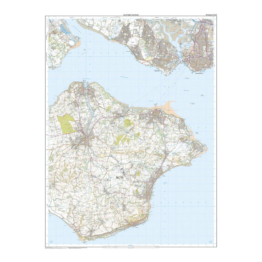 Explorer Active OL 29 Isle of Wight Map