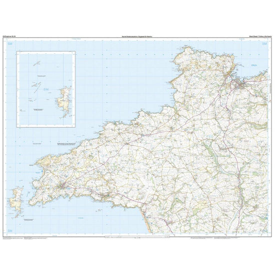 Explorer Active OL35 North Pembrokeshire Map With Digital Version