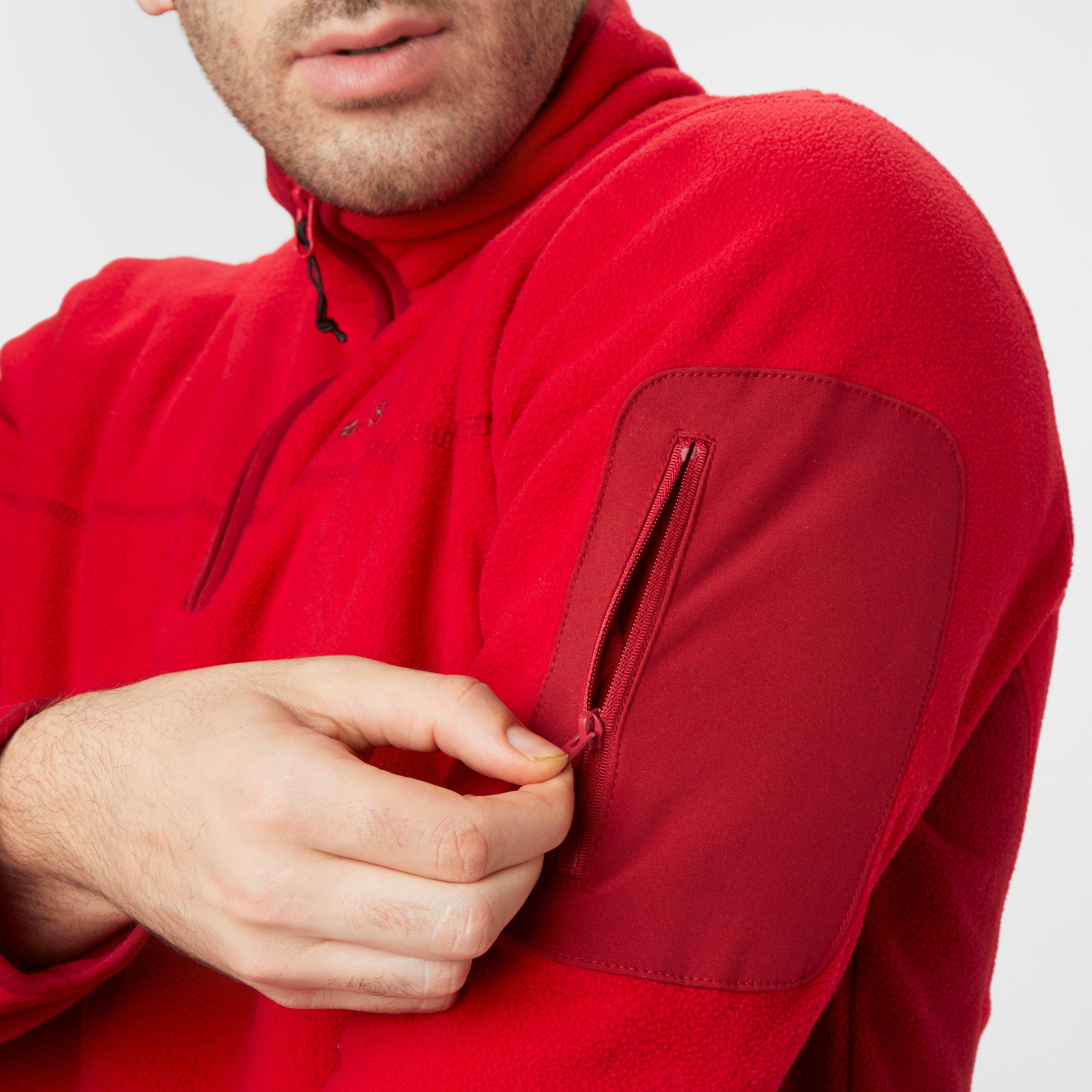 Men’s Panelled Half Zip Fleece