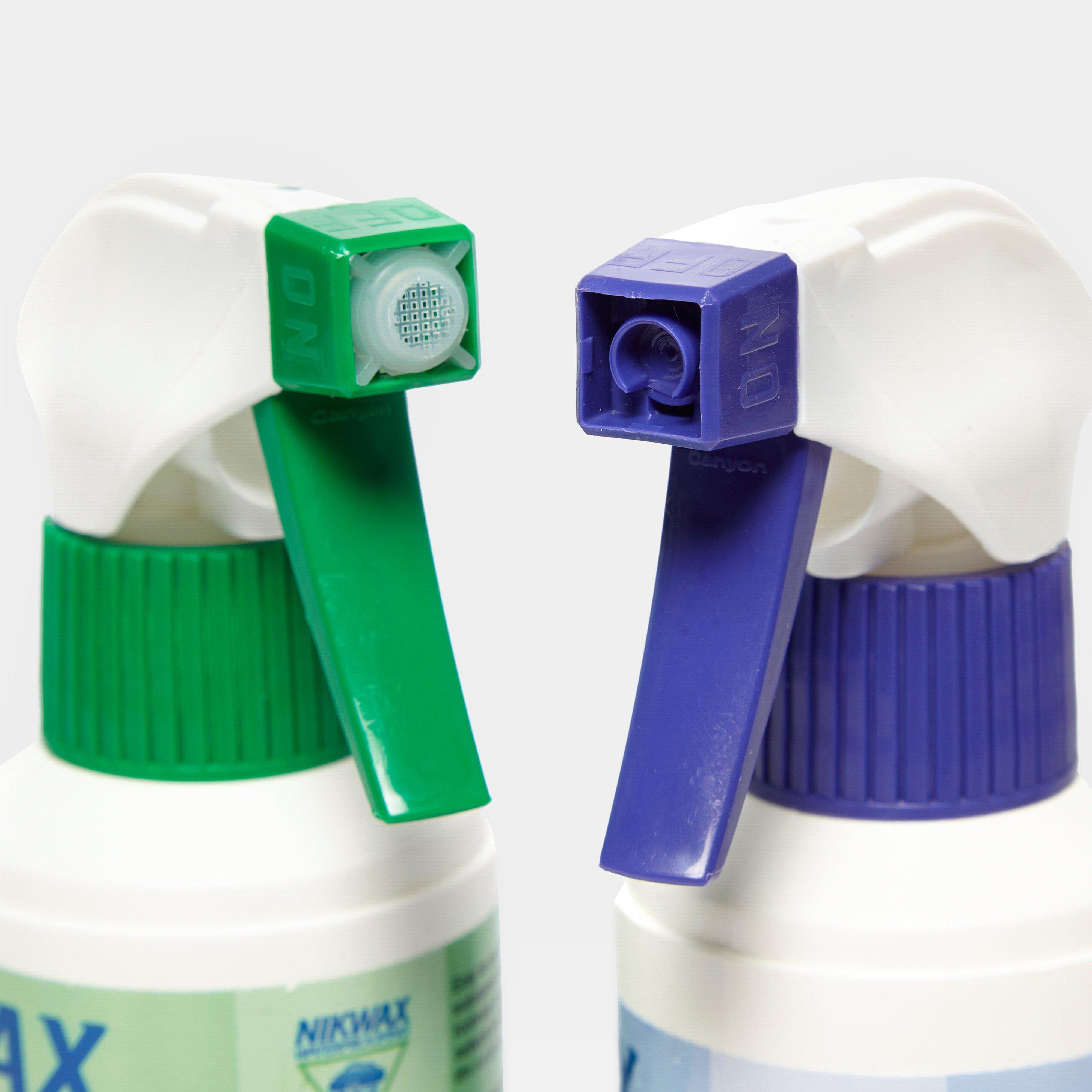 Fabric and Leather Reproofer Spray and Footwear Cleaning Gel 300ml Twin Pack