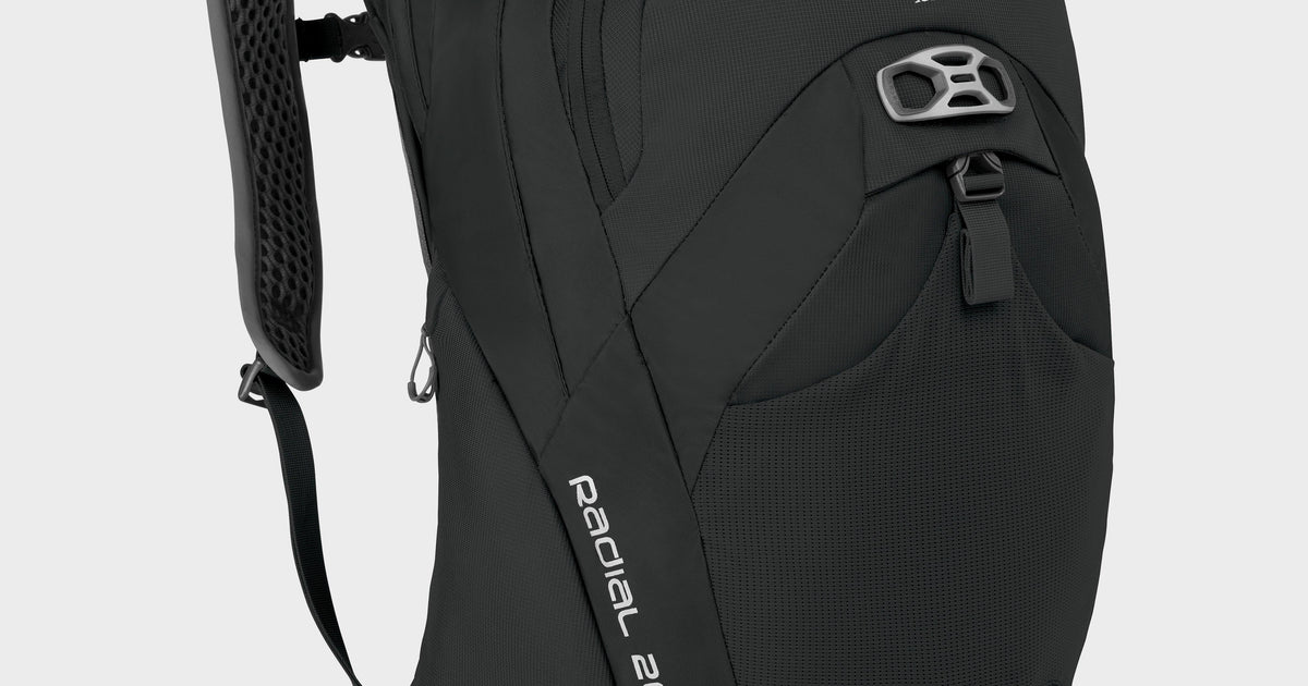 Black Osprey Radial 26L Daysack M/L – Blacks