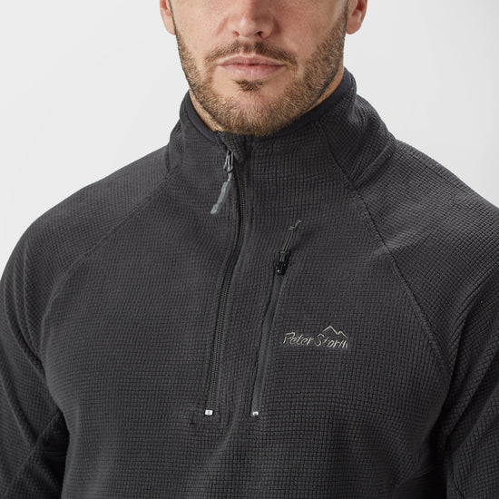 Men’s Grid Half-Zip Fleece