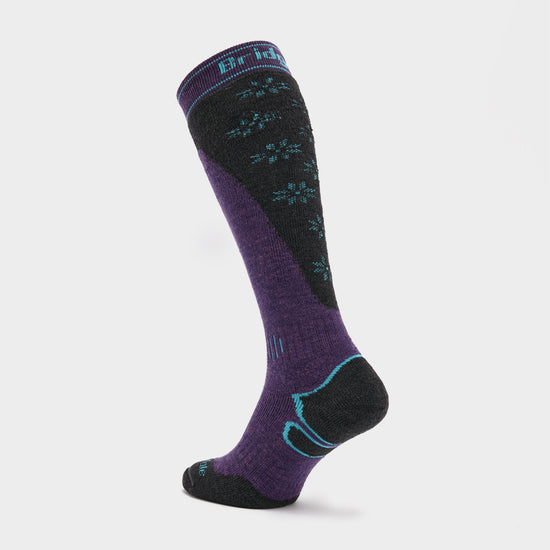 Women's Ski Midweight Merino Performance Over Calf Socks