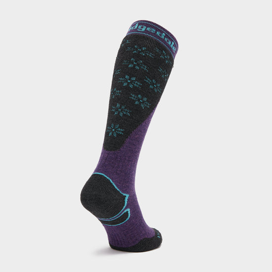 Women's Ski Midweight Merino Performance Over Calf Socks