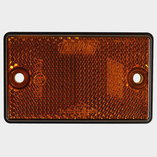 Self Adhesive Side Amber Reflector