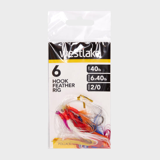 6 Hook Feather Rig 2/0