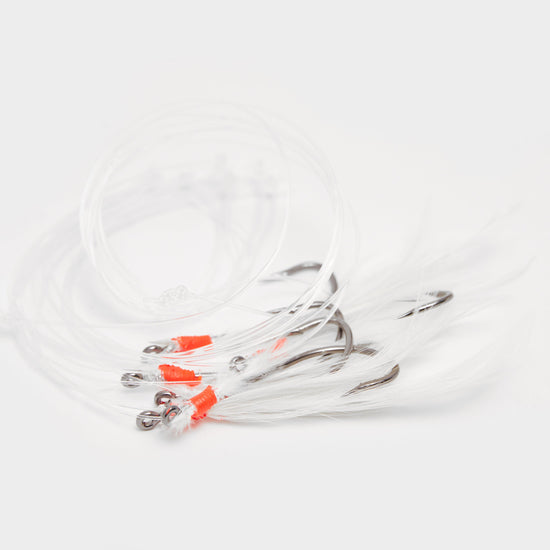 6 Hook Cod Feather 3/0