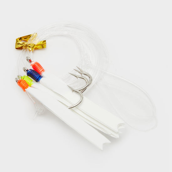 4 Hook White Flash Rig 2/0