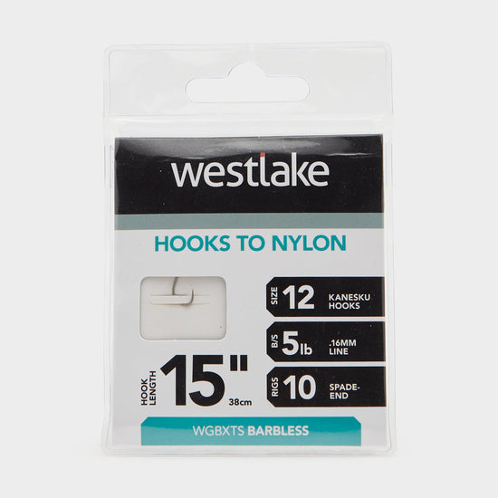 Barbless Hooks to Nylon (Size 12)