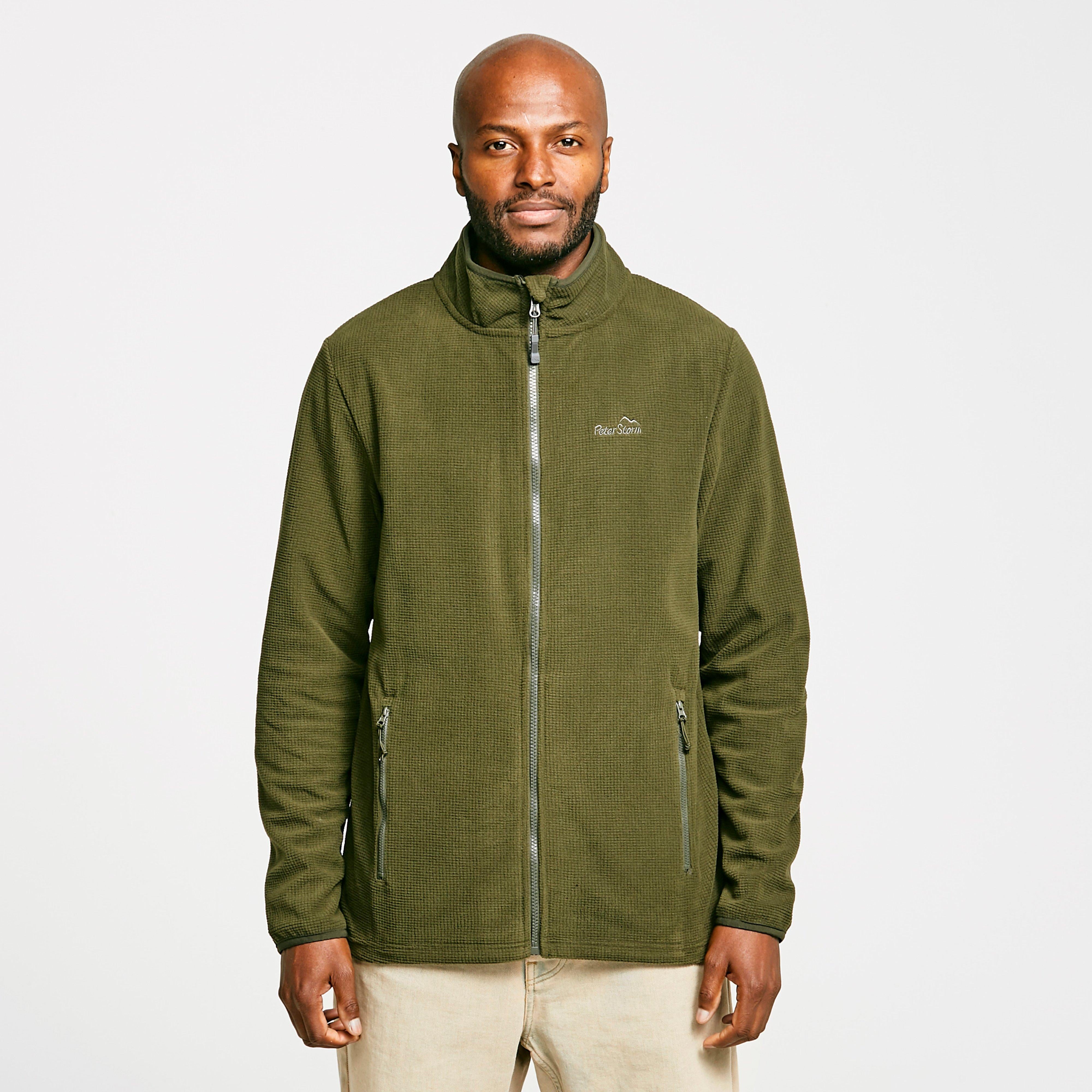 Men’s Grid Full-Zip Fleece