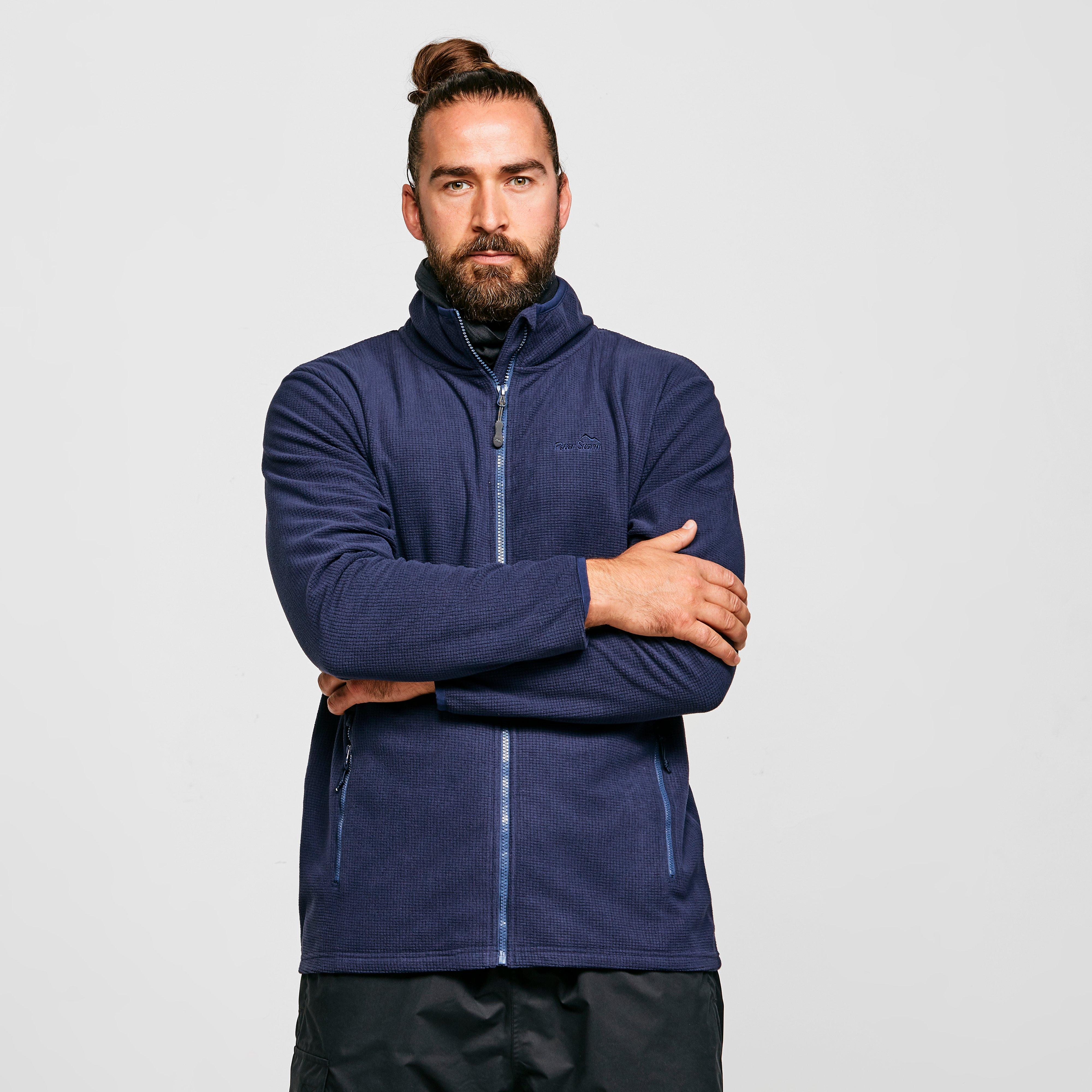 Men’s Grid Full-Zip Fleece