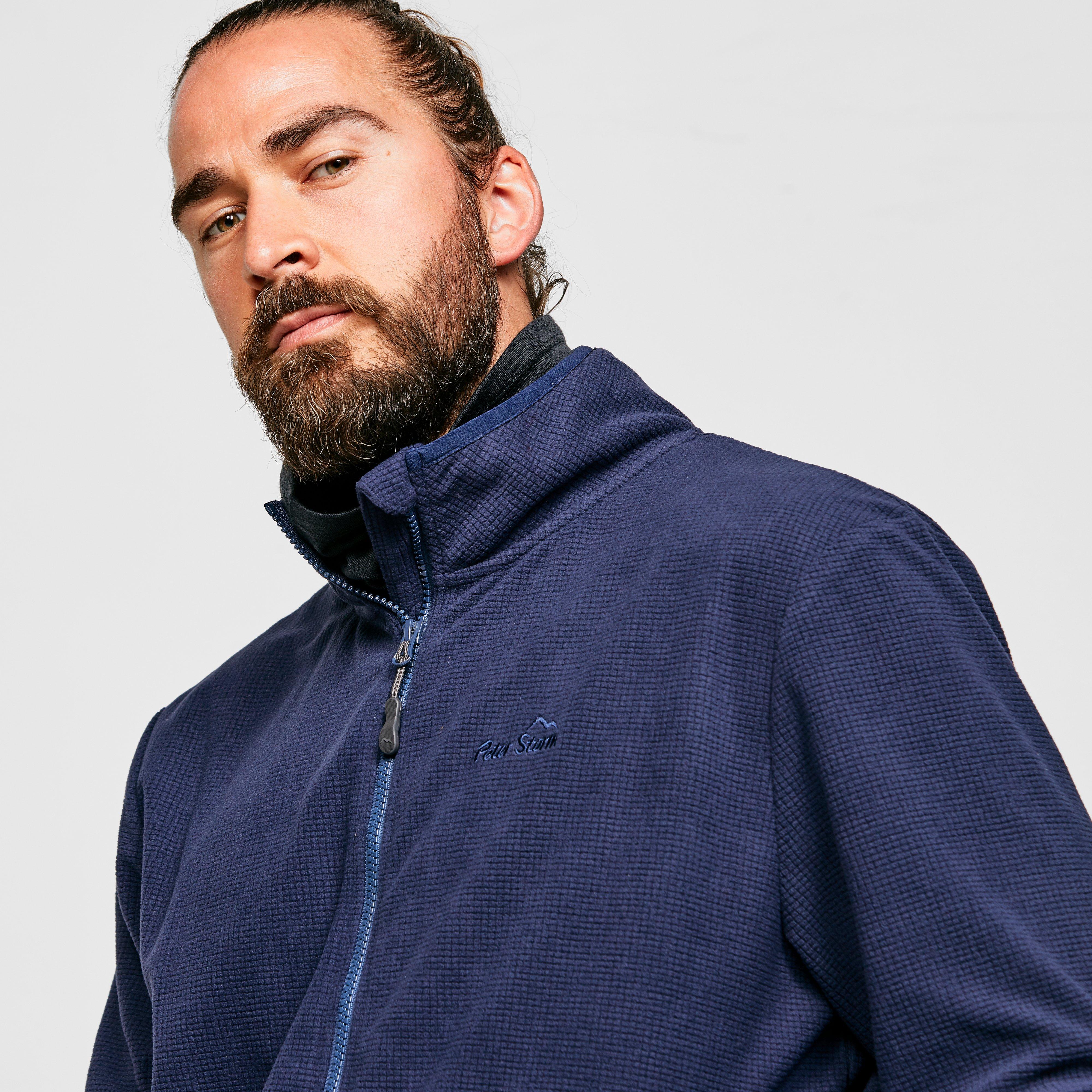 Men’s Grid Full-Zip Fleece