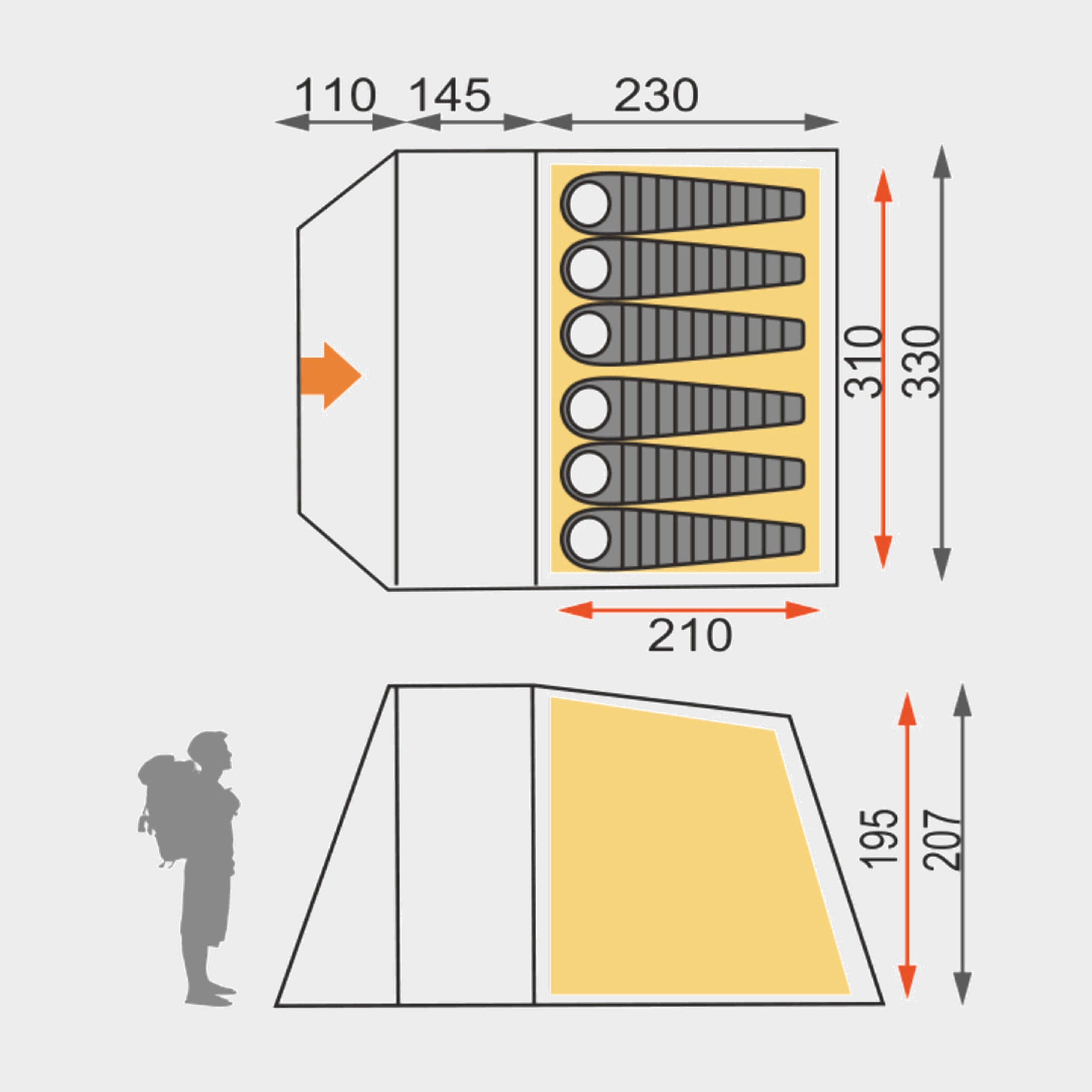 Sendero 6 Family Tent