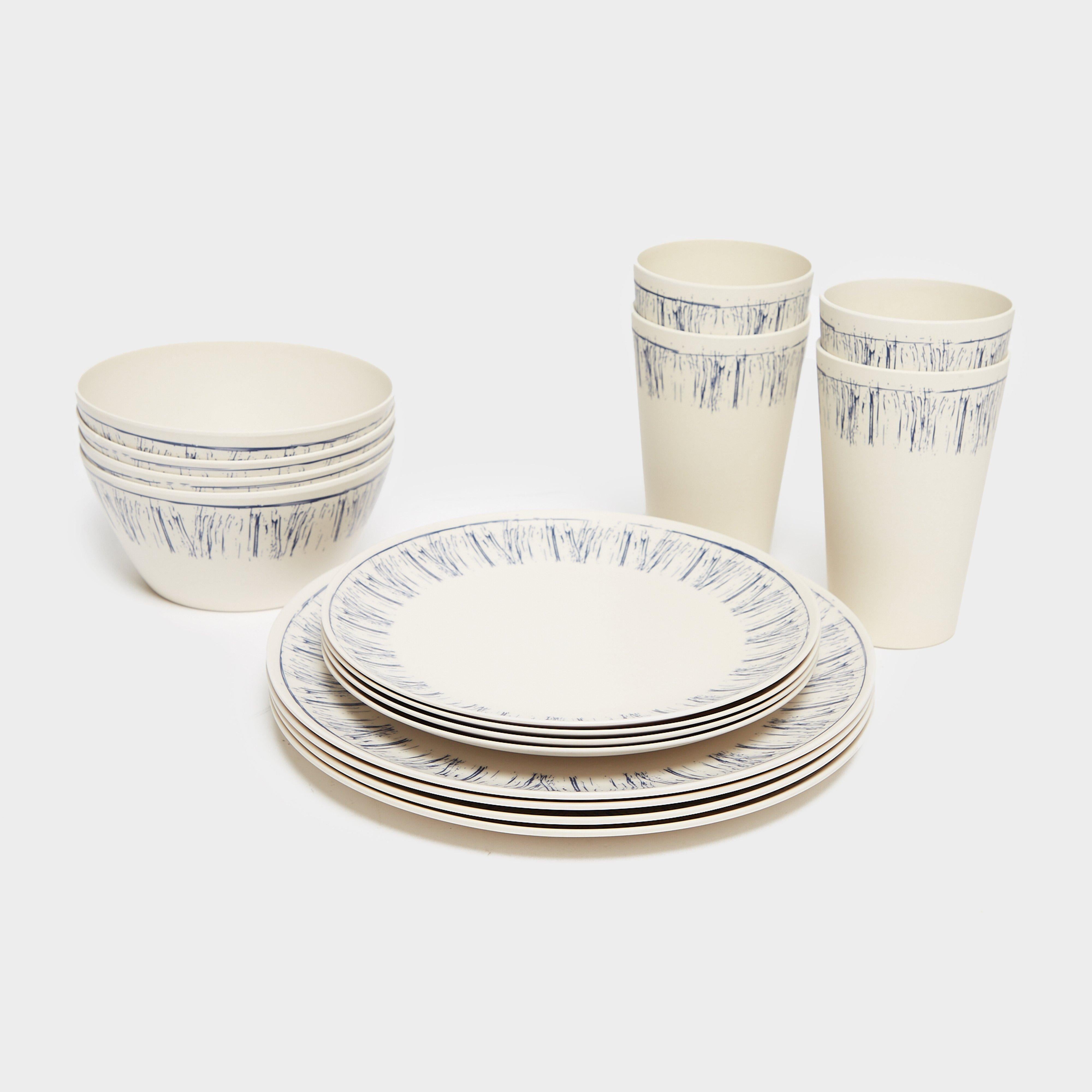 Hi Gear 16 Piece Bamboo Tableware Set