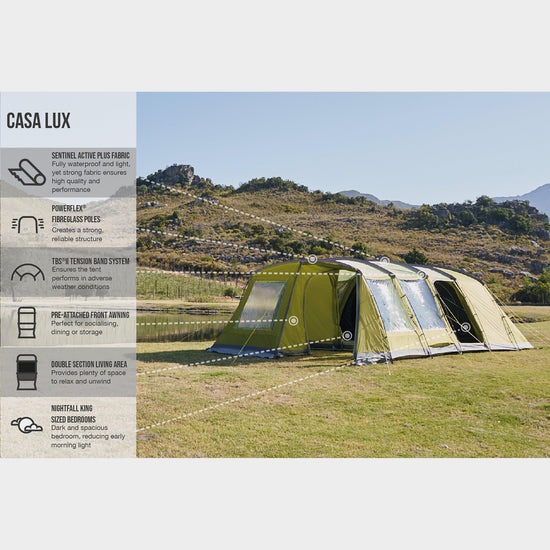 Casa Lux 7 Person Family Tent