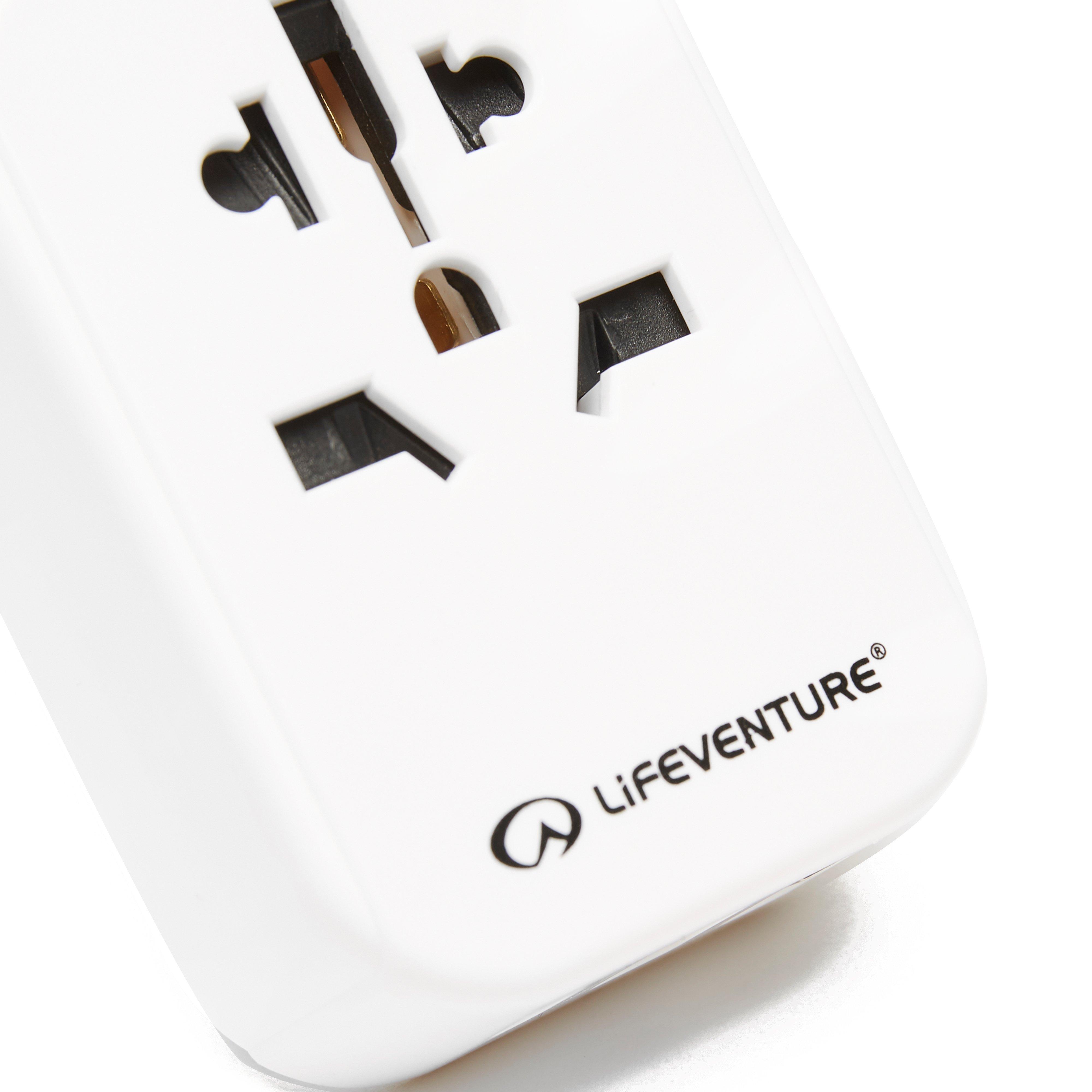 World to USA Adapter and USB