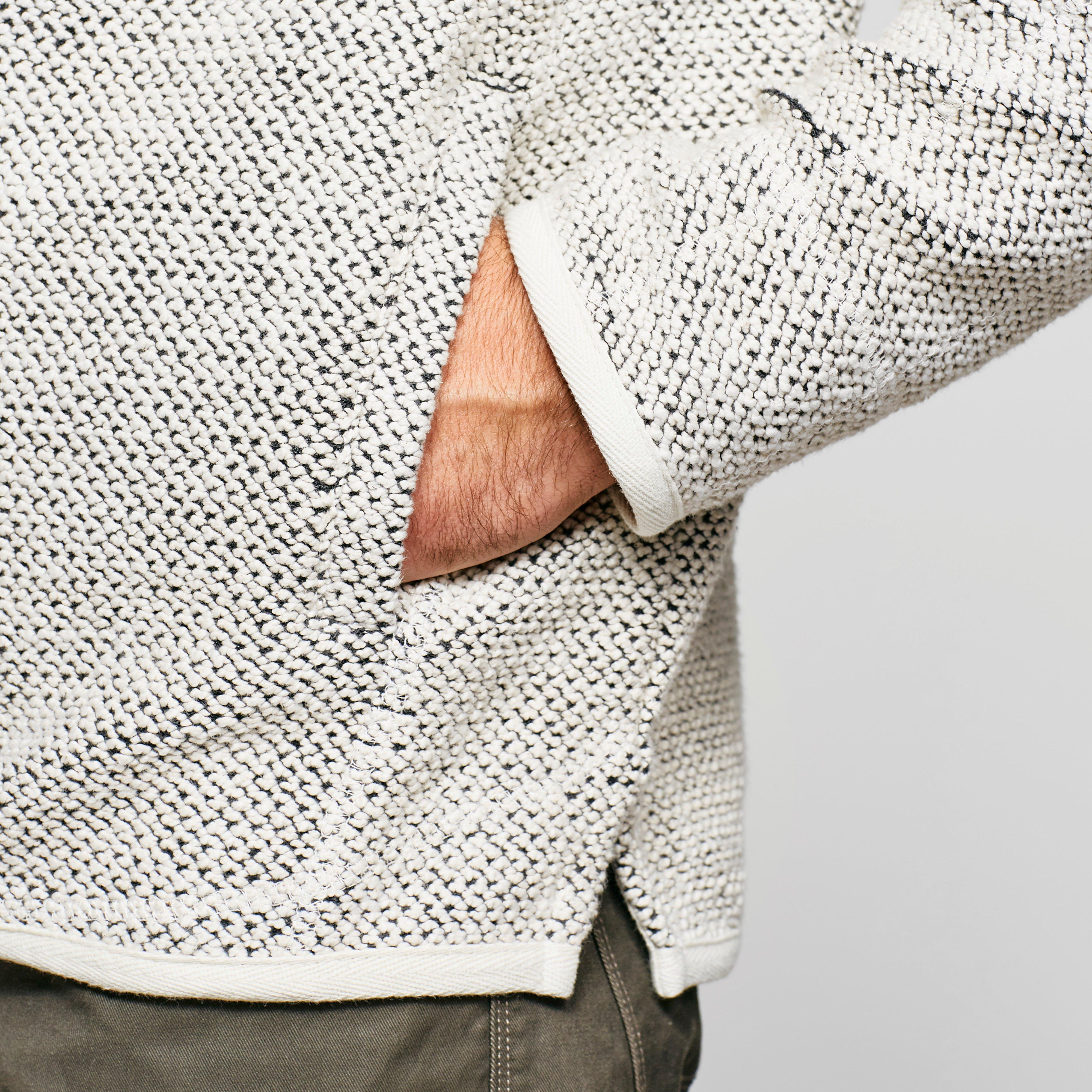 Men’s Stern Quarter-Zip Macaroni Sweater