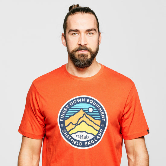 Men's 3 Peaks Short Sleeved T-Shirt