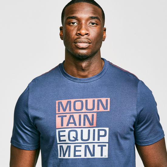 Men's Mountain Block Letter T-shirt