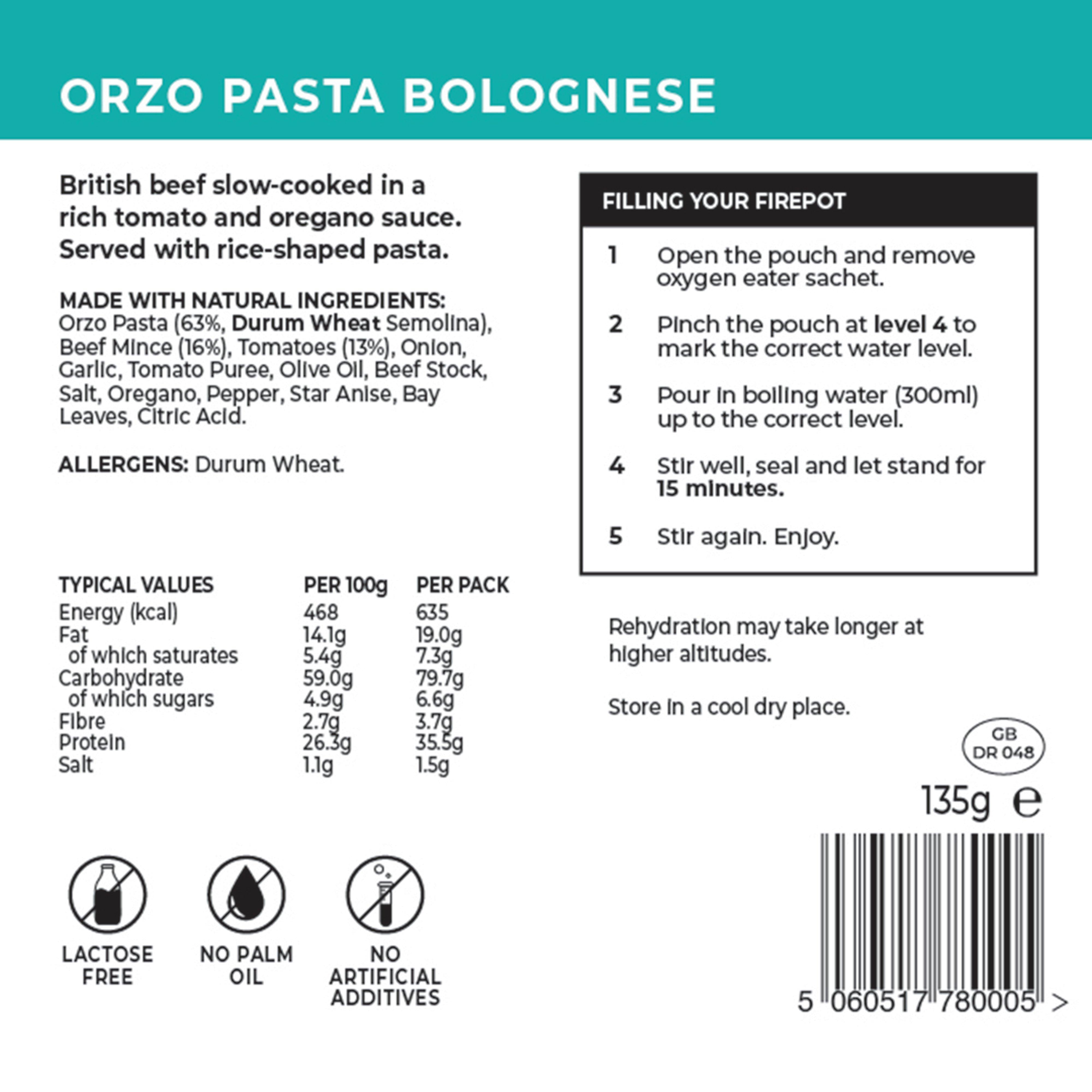 Orzo Pasta Bolognese