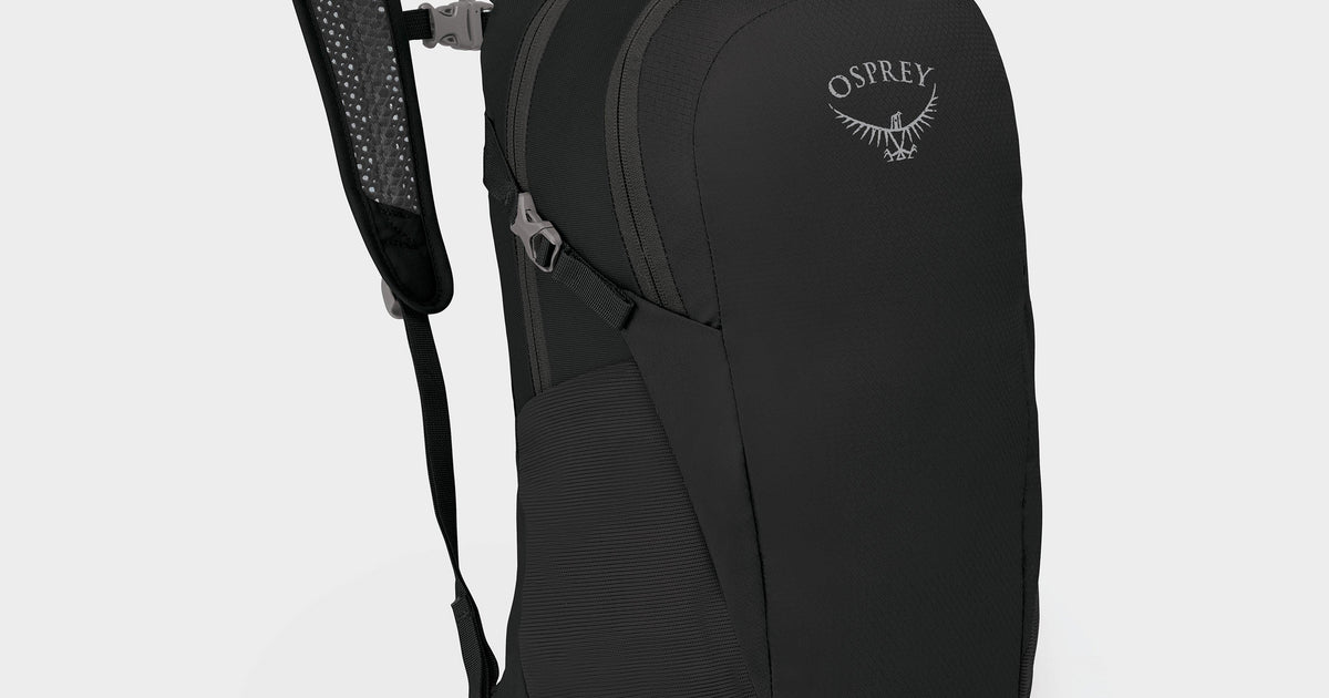 osprey daylite 13l add-on daypack black Black Osprey Daylite 13 Litre Daysack – Blacks